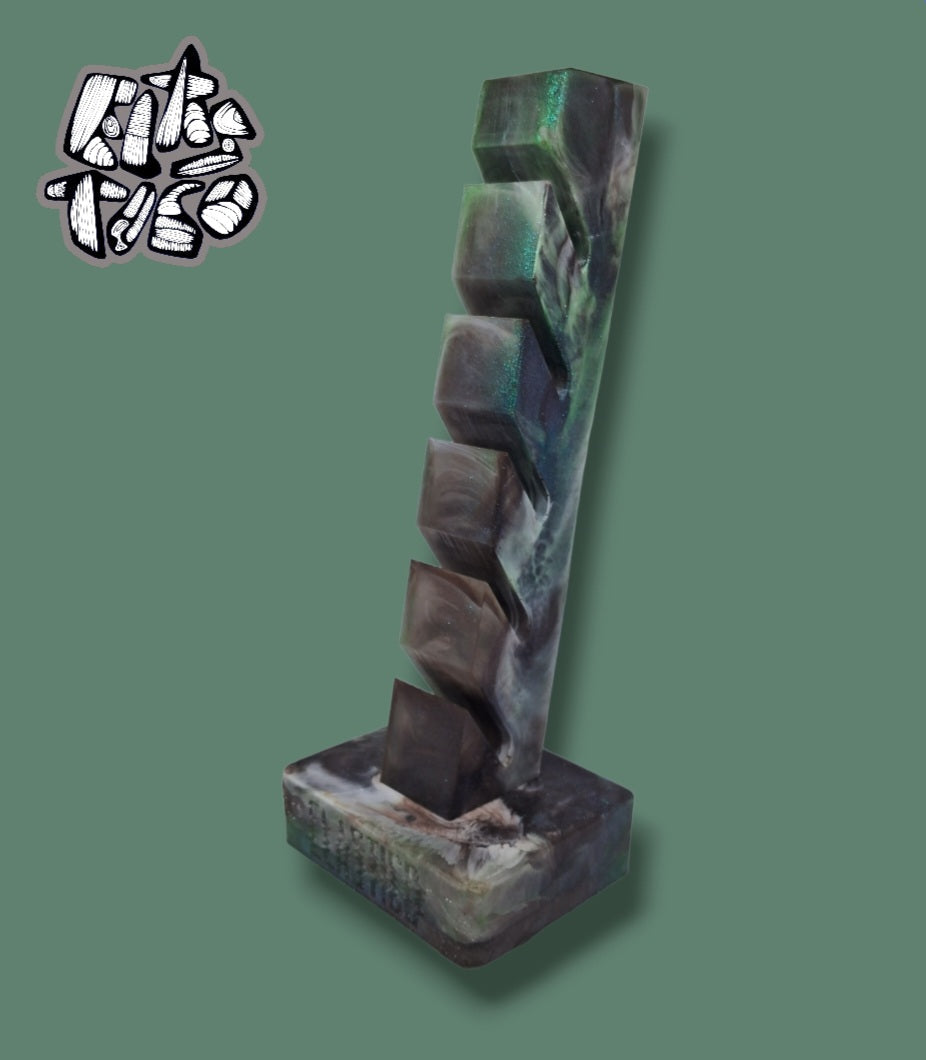 Elastico - Rak Fingerboard GREEN SMOKE MARBLE