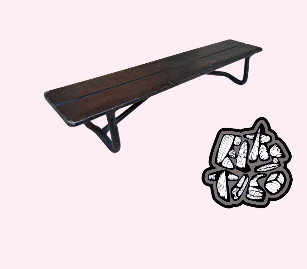 Elastico - Steel Bench BLACK