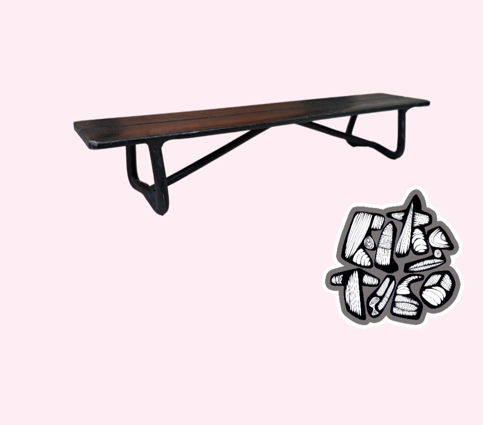 Elastico - Steel Bench BLACK