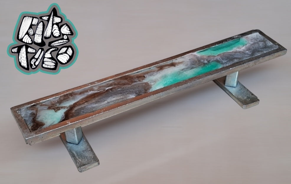Elastico - Yard_Bench_GREEN_MARBLE
